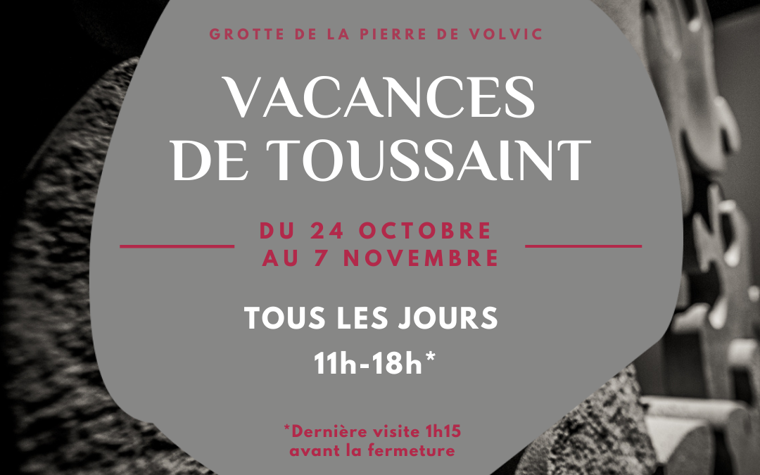 Horaires vacances scolaires de Toussaint